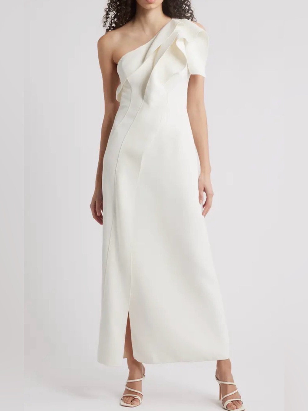 Acler Daneway One-Shoulder Ruffle Gown Elegant Dose Us 4